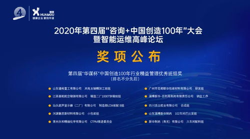 2020第四屆中國創造100年大會圓滿結束，信息技術咨詢領域引領未來創新浪潮